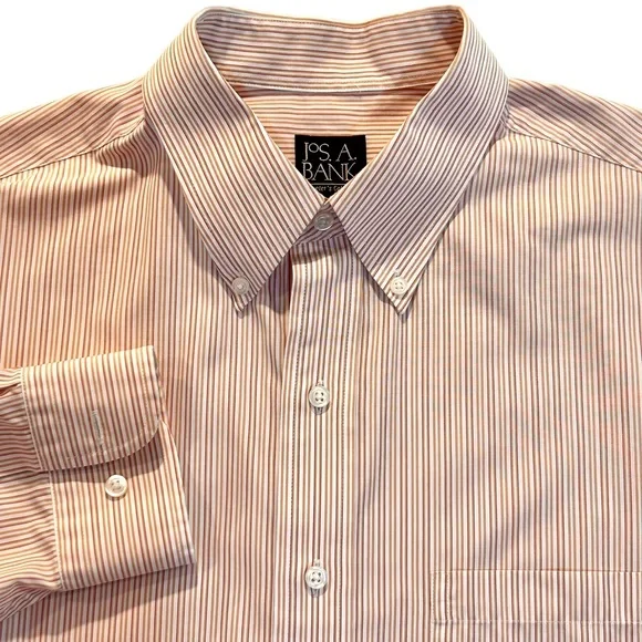 Jos. A. Bank | Shirts | Josabank Dress Shirt Orange Striped Long Sleeve L | Poshmark Jos. A. Bank | Shirts | Josabank Dress Shirt Orange Striped Long Sleeve L | Poshmark